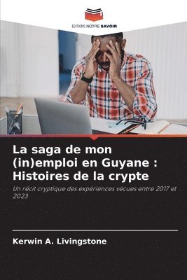 bokomslag La saga de mon (in)emploi en Guyane