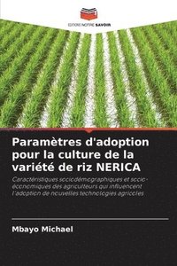 bokomslag Paramtres d'adoption pour la culture de la varit de riz NERICA