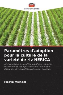 Paramtres d'adoption pour la culture de la varit de riz NERICA 1