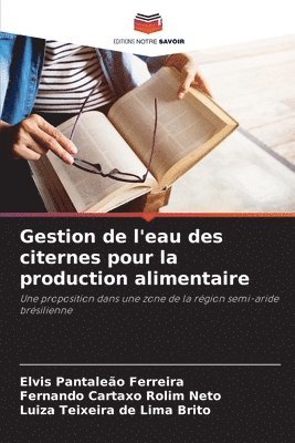 bokomslag Gestion de l'eau des citernes pour la production alimentaire