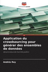 bokomslag Application du crowdsourcing pour gnrer des ensembles de donnes