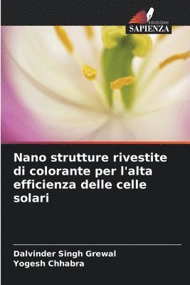 Nano strutture rivestite di colorante per l'alta efficienza delle celle solari 1