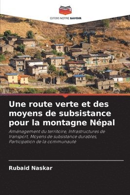 bokomslag route verte et des moyens de subsistance pour la montagne Népal