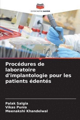 bokomslag Procdures de laboratoire d'implantologie pour les patients dents