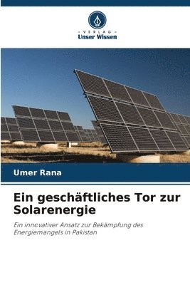 bokomslag geschäftliches Tor zur Solarenergie
