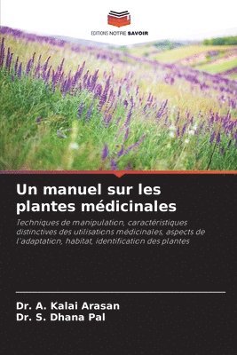 bokomslag Un manuel sur les plantes mdicinales