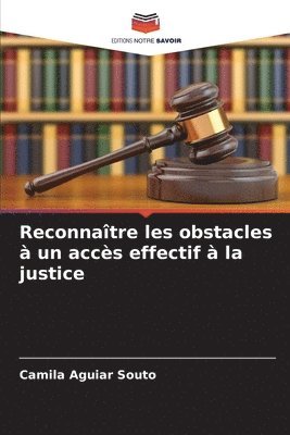 Camila Aguiar Souto - Reconnaître les obstacles à un accès effectif à la justice, Häftad