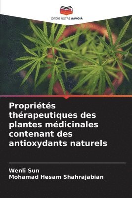 Proprits thrapeutiques des plantes mdicinales contenant des antioxydants naturels 1