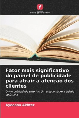 Fator mais significativo do painel de publicidade para atrair a atenção dos clientes