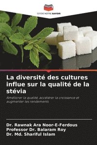 bokomslag La diversité des cultures influe sur la qualité de la stévia