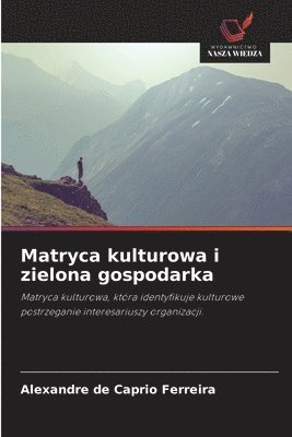 Matryca kulturowa i zielona gospodarka