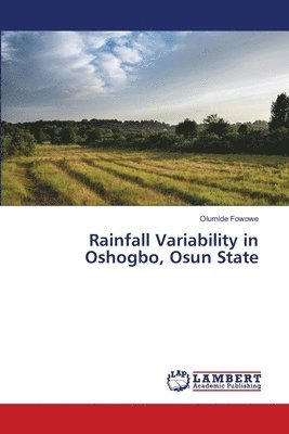 Rainfall Variability in Oshogbo, Osun State 1