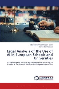 bokomslag Legal Analysis of the Use of AI in European Schools and Universities
