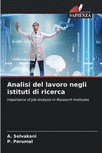 bokomslag Analisi del lavoro negli istituti di ricerca
