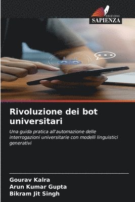 bokomslag Rivoluzione dei bot universitari