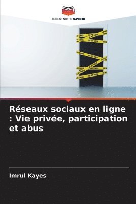 Imrul Kayes - Réseaux sociaux en ligne, Häftad