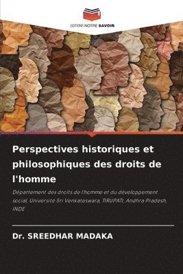 Sreedhar Madaka, Dr. SREEDHAR MADAKA - Perspectives historiques et philosophiques des droits de l'homme, Häftad