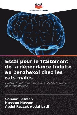 bokomslag Essai pour le traitement de la dépendance induite au benzhexol chez les rats mâles