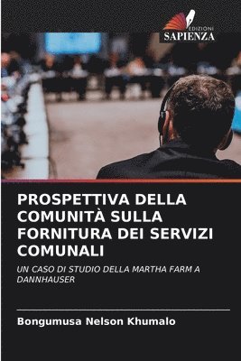 bokomslag Prospettiva Della Comunità Sulla Fornitura Dei Servizi Comunali