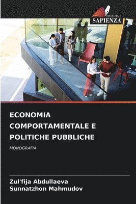 Economia Comportamentale E Politiche Pubbliche