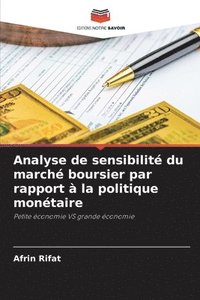 bokomslag Analyse de sensibilité du marché boursier par rapport à la politique monétaire