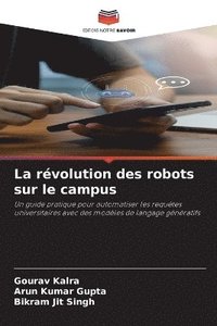 bokomslag révolution des robots sur le campus