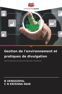 bokomslag Gestion de l'environnement et pratiques de divulgation