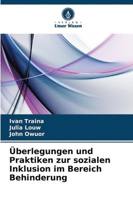 bokomslag berlegungen und Praktiken zur sozialen Inklusion im Bereich Behinderung