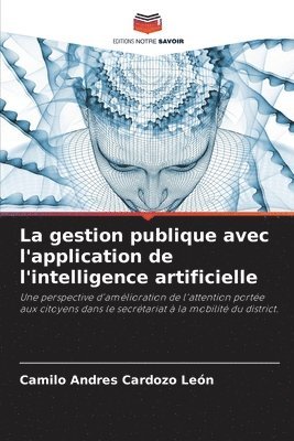 bokomslag gestion publique avec l'application de l'intelligence artificielle