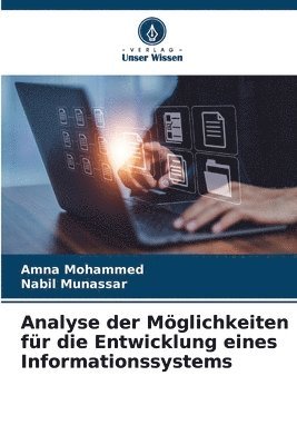 Analyse der Möglichkeiten für die Entwicklung eines Informationssystems