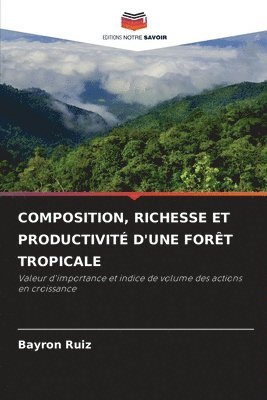 bokomslag Composition, Richesse Et Productivité d'Une Forêt Tropicale