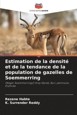 bokomslag Estimation de la densit et de la tendance de la population de gazelles de Soemmerring