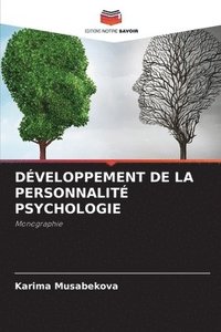 bokomslag Dveloppement de la Personnalit Psychologie