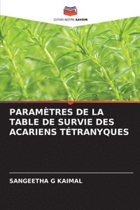 bokomslag Paramètres de la Table de Survie Des Acariens Tétranyques