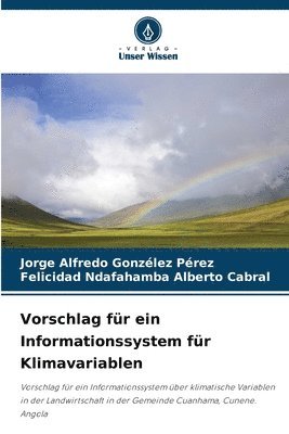 bokomslag Vorschlag für ein Informationssystem für Klimavariablen