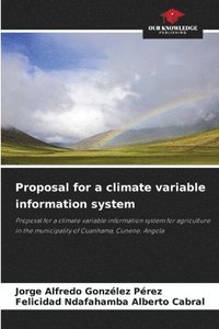 bokomslag Proposal for a climate variable information system