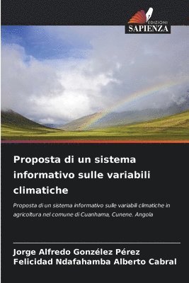 Proposta di un sistema informativo sulle variabili climatiche 1