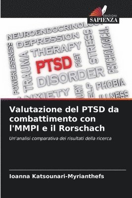 bokomslag Valutazione del PTSD da combattimento con l'MMPI e il Rorschach