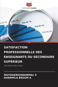 bokomslag Satisfaction Professionnelle Des Enseignants Du Secondaire Supérieur