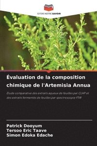 bokomslag valuation de la composition chimique de l'Artemisia Annua