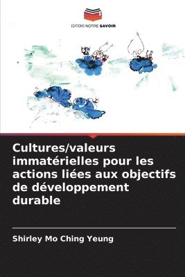 Cultures/valeurs immatrielles pour les actions lies aux objectifs de dveloppement durable 1