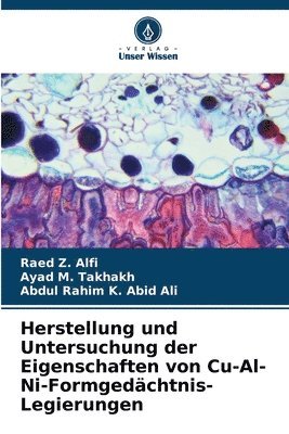 Herstellung und Untersuchung der Eigenschaften von Cu-Al-Ni-Formgedächtnis-Legierungen