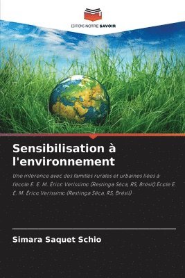 bokomslag Sensibilisation à l'environnement