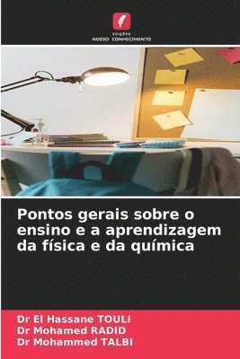 El Hassane Touli, Mohamed Radid, Mohammed Talbi - Pontos gerais sobre o ensino e a aprendizagem da física e da química, Häftad
