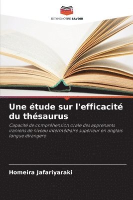 bokomslag Une tude sur l'efficacit du thsaurus