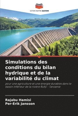 bokomslag Simulations des conditions du bilan hydrique et de la variabilit du climat