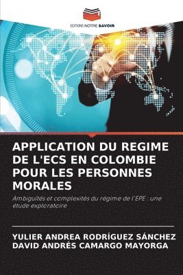 Application Du Regime de l'Ecs En Colombie Pour Les Personnes Morales 1