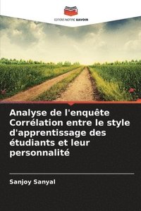 bokomslag Analyse de l'enquête Corrélation entre le style d'apprentissage des étudiants et leur personnalité