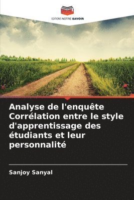 bokomslag Analyse de l'enquête Corrélation entre le style d'apprentissage des étudiants et leur personnalité