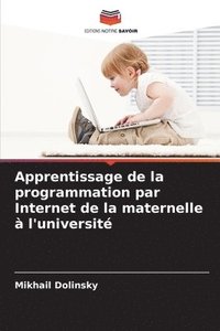 bokomslag Apprentissage de la programmation par Internet de la maternelle  l'universit